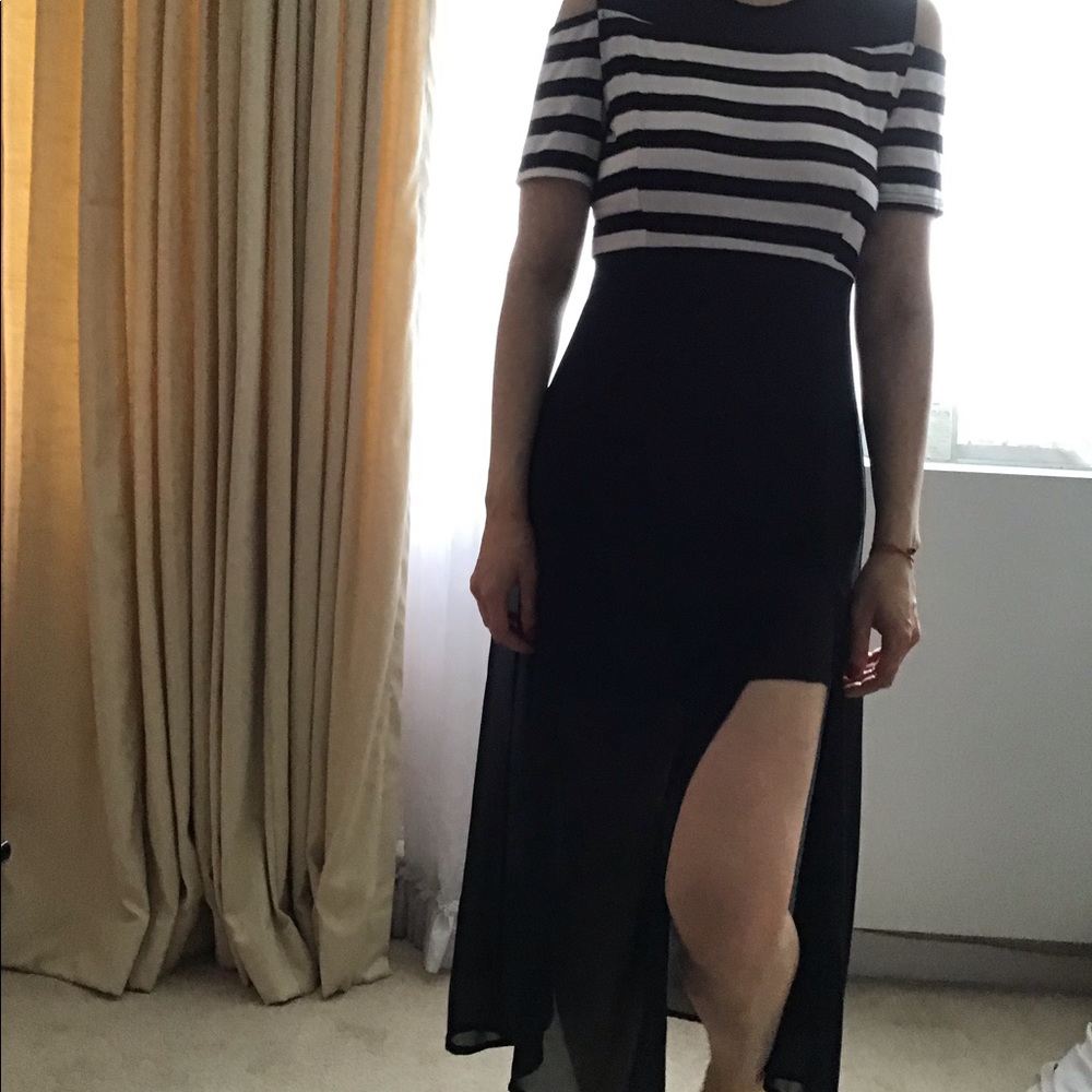 Summer Cold Shoulder Dress